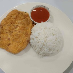 ข้าวไข่เจียว2ฟอง