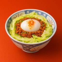 ข้าวดงบิริหน้าหมูสัปมิโซะรสเผ็ด