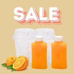 <โปรโมชั่น> น้ำส้ม 2 แก้ว ลด 30%