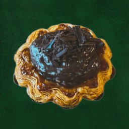 Choco egg tart