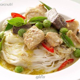 ขนมจีนแกงเขียวหวานไก่