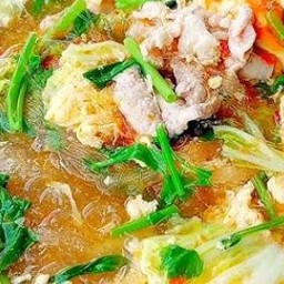 สุกี้หมูน้ำ/แห้ง