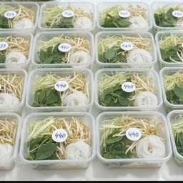 ชุดขนมจีนน้ำยา 10ชุด โน๊ตแจ้งน้ำยาได้เลยค่ะ