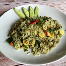 ข้าวผัดแกงเขียวหวาน