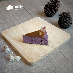 Purple Sweet Potato Basque Burnt Cheesecake