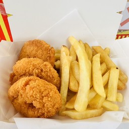 โดนัทกุ้งชีส+เฟรนฟรายส์