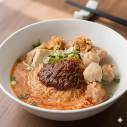 เส้นหมี่น้ำ ต้มยำ