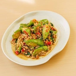 ผัดมะเขือยาวหมูสับ