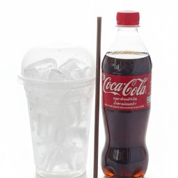 น้ำแข็ง + น้ำอัดลม