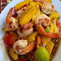 ตำข้าวโพดกุ้งสุก