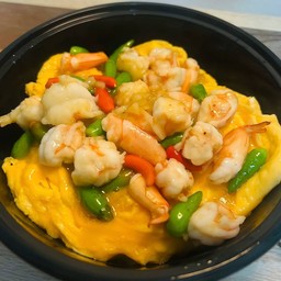 กุ้งผัดพริกขี้หนู