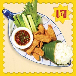 ไก่ทอดเจ & ข้าวเหนียวนุ่ม