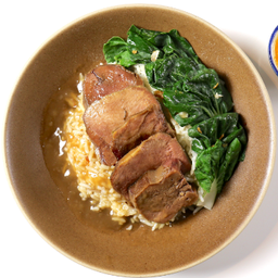 ข้าวหน้าลิ้นตุ๋นน้ำแดง | Rice with Braised Beef Tongue