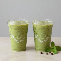 ชาเขียวเย็น ( set ซื้อคู่ 2 แก้ว )