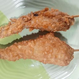 ปีกไก่เสียบไม้ทอด
