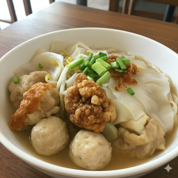 เส้นใหญ่ น้ำใส