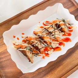 เกี๊ยวซ่าราดซอสเกาหลี