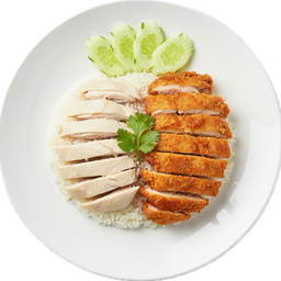 ข้าวมันไก่ตอนผสม