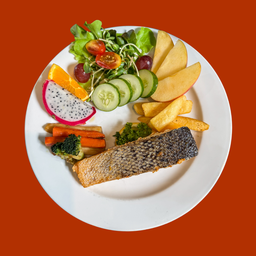 สเต๊กปลาแซลมอน (Salmon Steak)