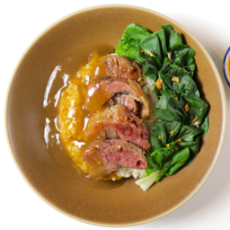 ข้าวหน้าน่องลายตุ๋นน้ำแดง | Rice with Braised Beef Shank