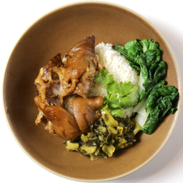 ข้าวคากิ | Braised Pig's Trotter on Rice