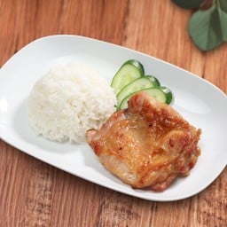 ข้าวไก่ย่างนมสด