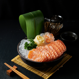 แซลมอนซาซิมิ (10 ชิ้น)