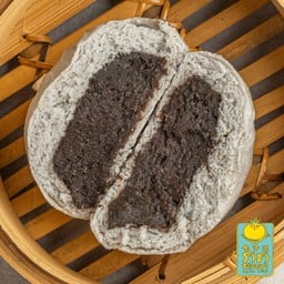 ซาลาเปาไส้ถั่วงาดำ - แป้งงาดำ