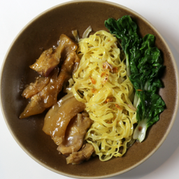 ก๋วยเตี๋ยว แห้ง เอ็นตุ๋น | Dry Noodles with Braised Beef Tendon