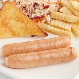 สเต๊กไส้กรอกไก่ (2 ชิ้น)