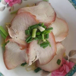 Egg Noodle With Bbq Pork