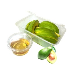 อะโวคโดสดพร้อมทาน+น้ำผึ้งดอกลำใย