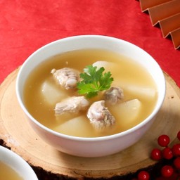 Radish and Pork Ribs Soup