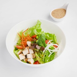 สลัดอกไก่ย่างงาญี่ปุ่น