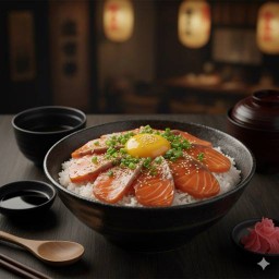 แซลมอน&ยำตาแตก