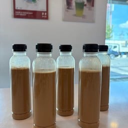 ลาเต้ 4แถม1 ใส่ขวดไม่มีน้ำแข็ง