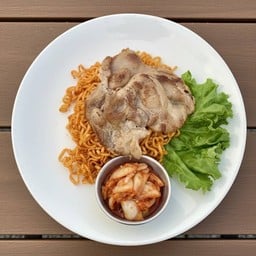 ข้าวบ้านเพื่อน กินย่าง หม่าล่า กะเพรา ซุปกิมจิ ( บ้านเพื่อนxDaycoff ) บางบัวทอง