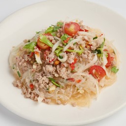 ยำวุ้นเส้นหมูสับ
