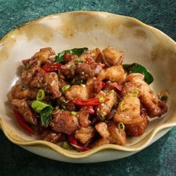 หมูสามชั้นผัดกะปิ