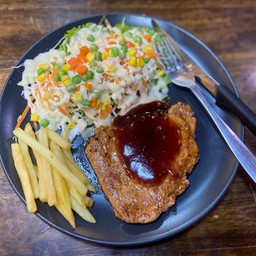 สเต็กหมูบาร์บีคิว