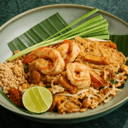 ผัดไทยกุ้งสด