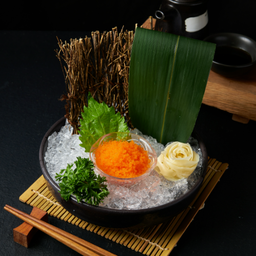 ไข่กุ้งส้ม ซาซิมิ