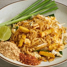 ผัดไทยใส่ไข่ (มังสวิรัติ)