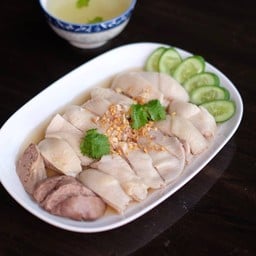 [อร่อยซ่ากับโค้ก] ไก่ต้มสับสิงคโปร์ พิเศษ +  โค้ก ไม่มีน้ำตาล (ขวด) 