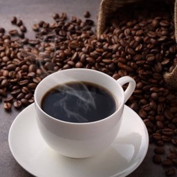 กาแฟดำ ร้อน
