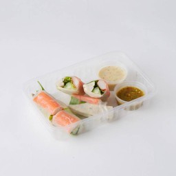 สลัดโรลไส้ปูอัดหมูยอแตงกวาญี่ปุ่น