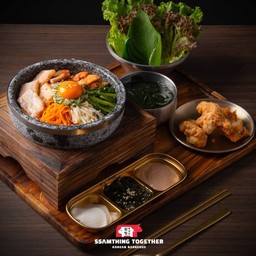 เซตบิบิมบับหน้าหมูสามชั้นย่าง