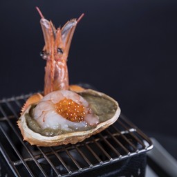 Aka Ebi Kani Miso กุ้งหวานกับมันปู