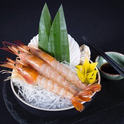 Aki Ebi Sashimi กุ้งหวานซาซิมิ