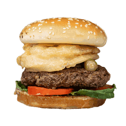 เบอร์เกอร์เนื้อไวท์บาร์บีคิว Set